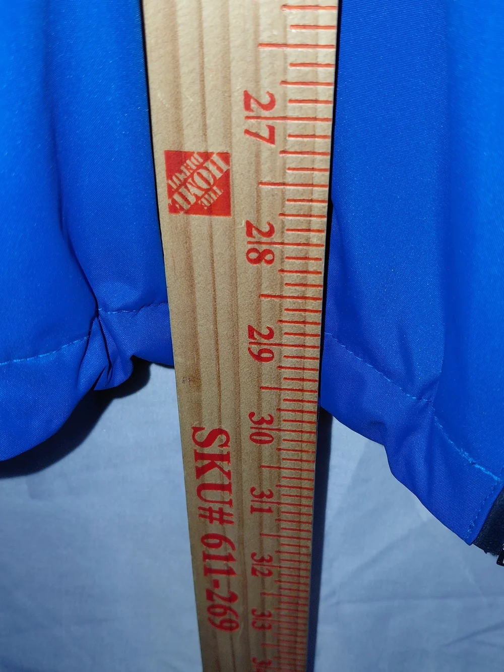 Xersion Men’s Blue and Black Waterproof Hooded Jacket #2444